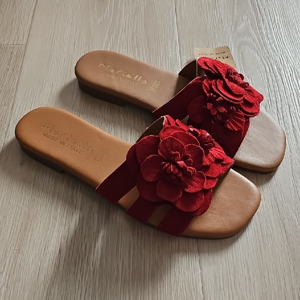MARELLA Red Floral Sandals